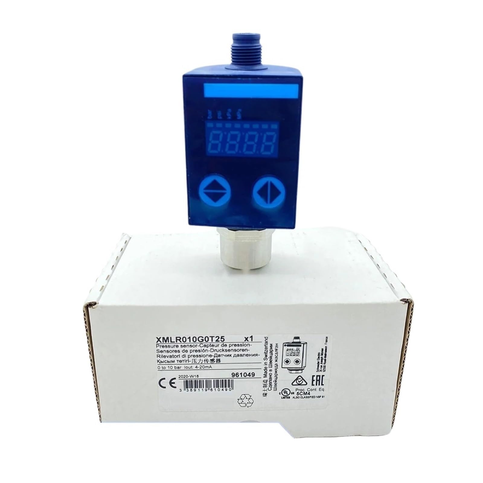 JJKKOZVQF 4-20mA Pressure Sensor XMLR010G0T25