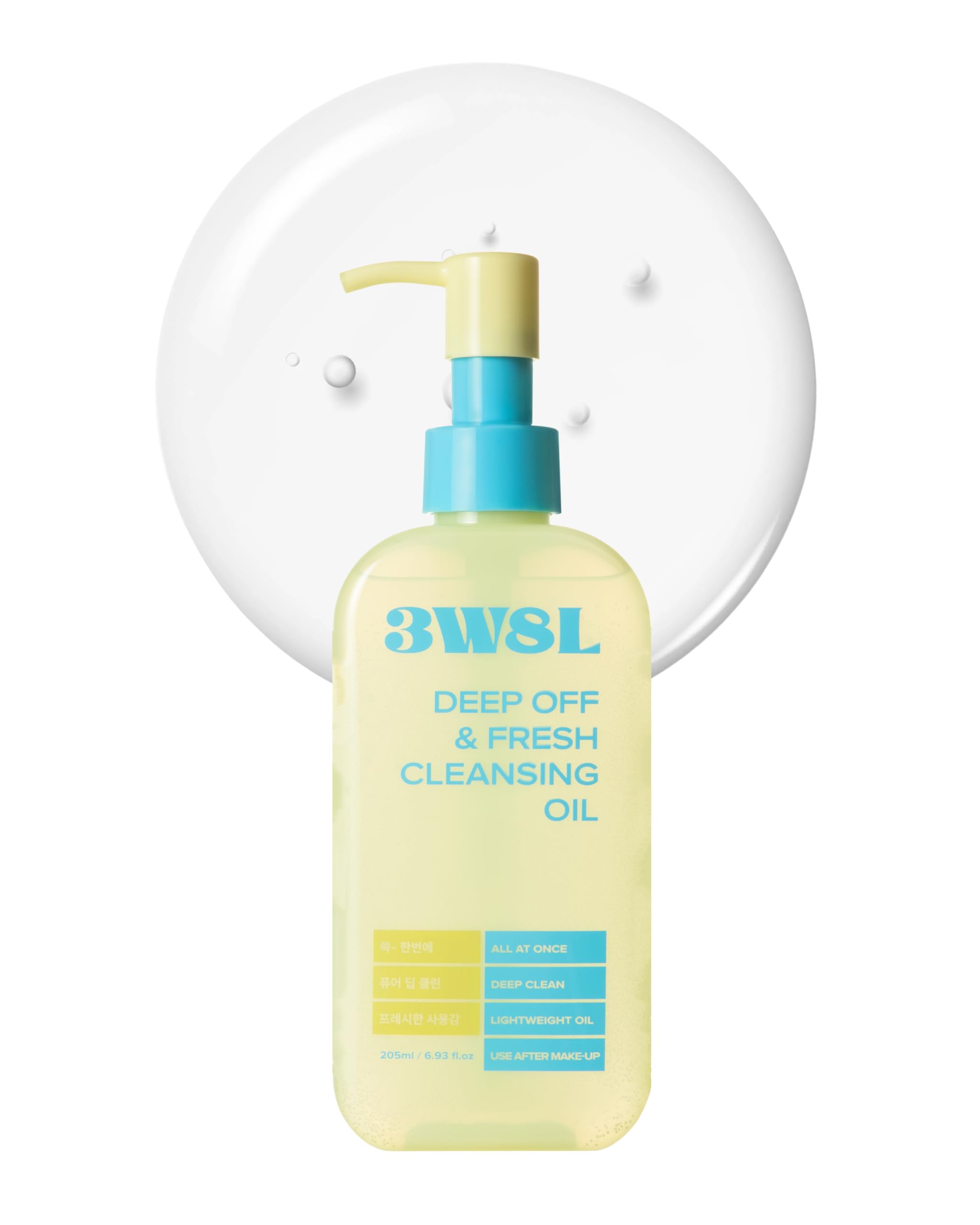 Amazon.com: 3W8L Deep Off & Fresh Cleansing Oil – Fast emulsifying