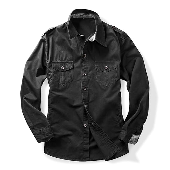 Cargo shirt black Clearance