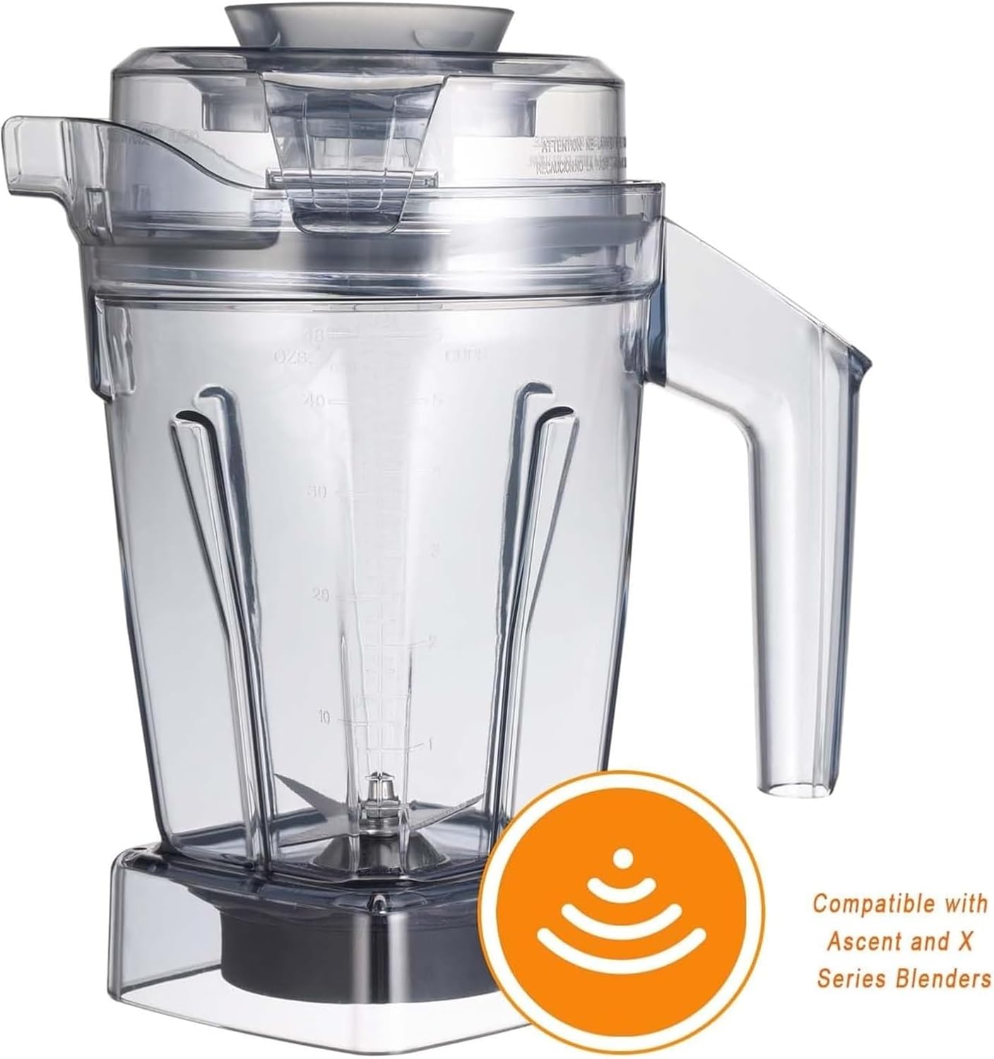 48oz Container,Compatible For Vitamix,Ascent/X/Venturist Blenders A2300 A2500 A3300 A3500 X2 X3 X4 X5 V1200 V1500,Lightweight Portable