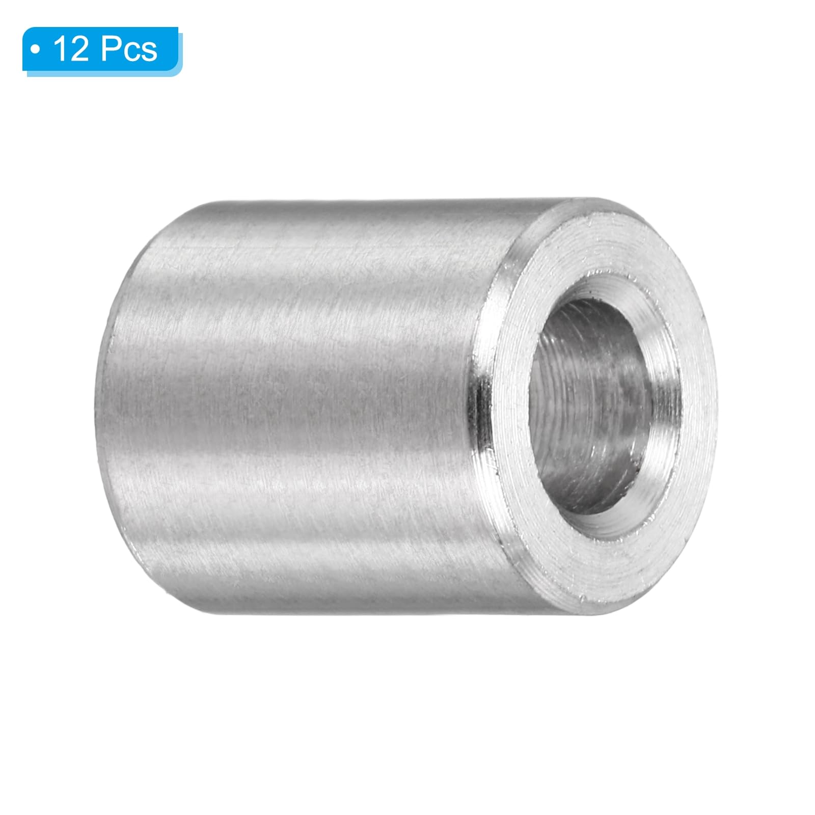 PATIKIL M5 Stainless Steel Spacers, 12Pcs Metal Spacer 5mm ID x 10mm OD x 11mm L Screw Standoff for 1/32" or M5 Screw - Image 3