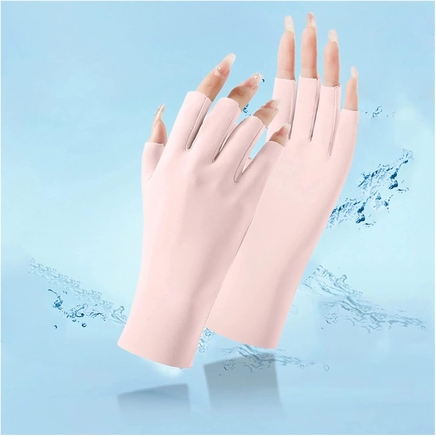 Breathable Outdoor Women's Gloves Fingerless Gloves Sunscreen Unisex Outdoor Gloves