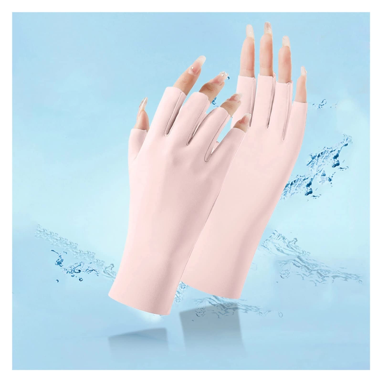 Guantes de mujer sin dedos para verano y uso diario en exteriores