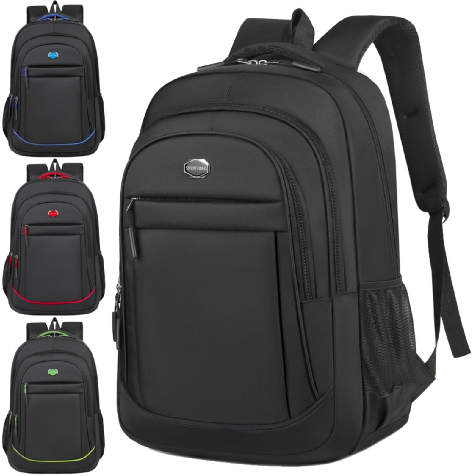 Mochila escolar Zaino Unisex di Grande capacità, Multicompartimento Durevole Adatto per I Pendoli Giornalieri, Lavoro in Ufficio, Studio Scolastico