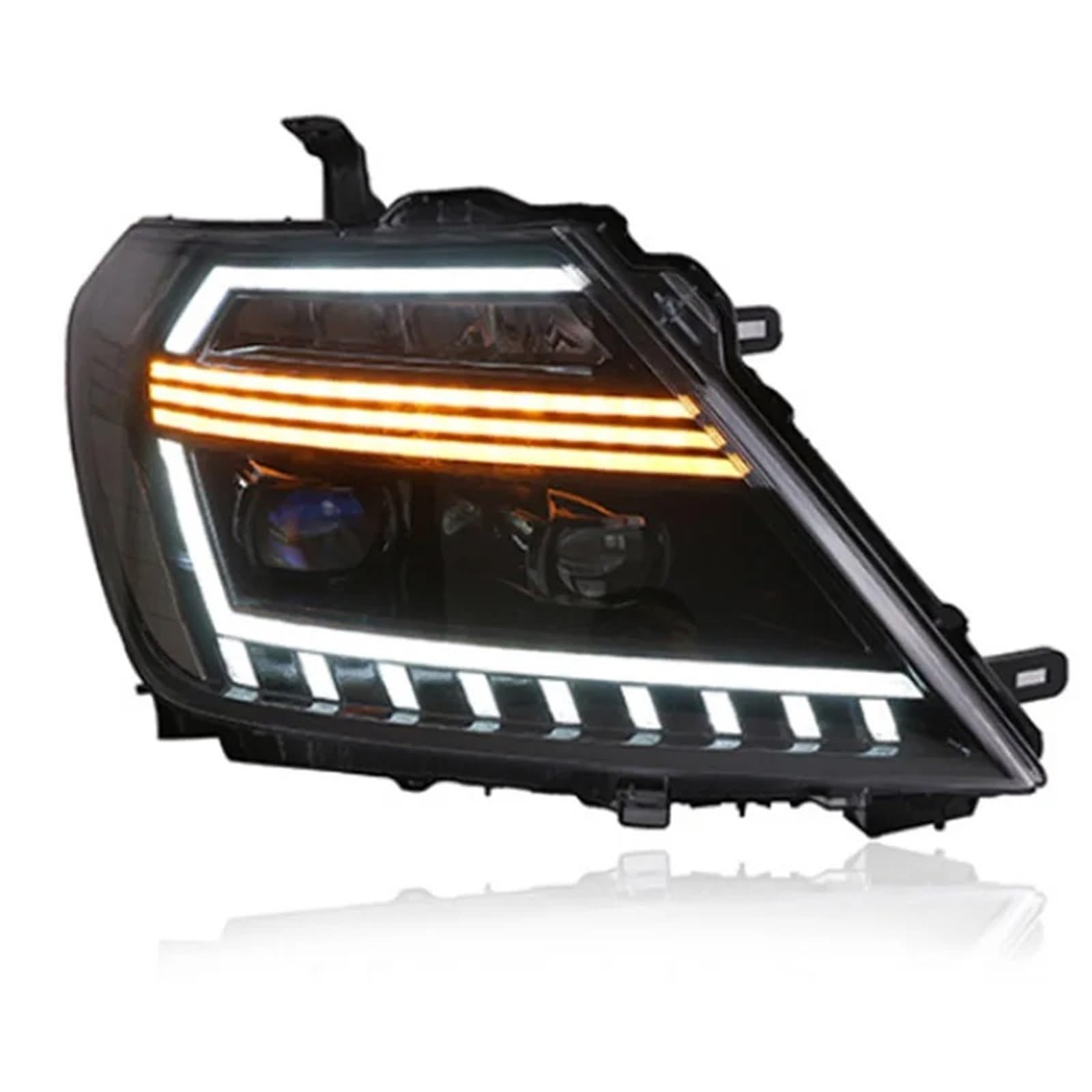 Faro Coche Conjunto De 2 Faros Delanteros Con Señal Dinámica Accesorios Para Coche Luces Altas Y Bajas Para Nissan Para Patrol Y62 2012-2019 Faros Delanteros