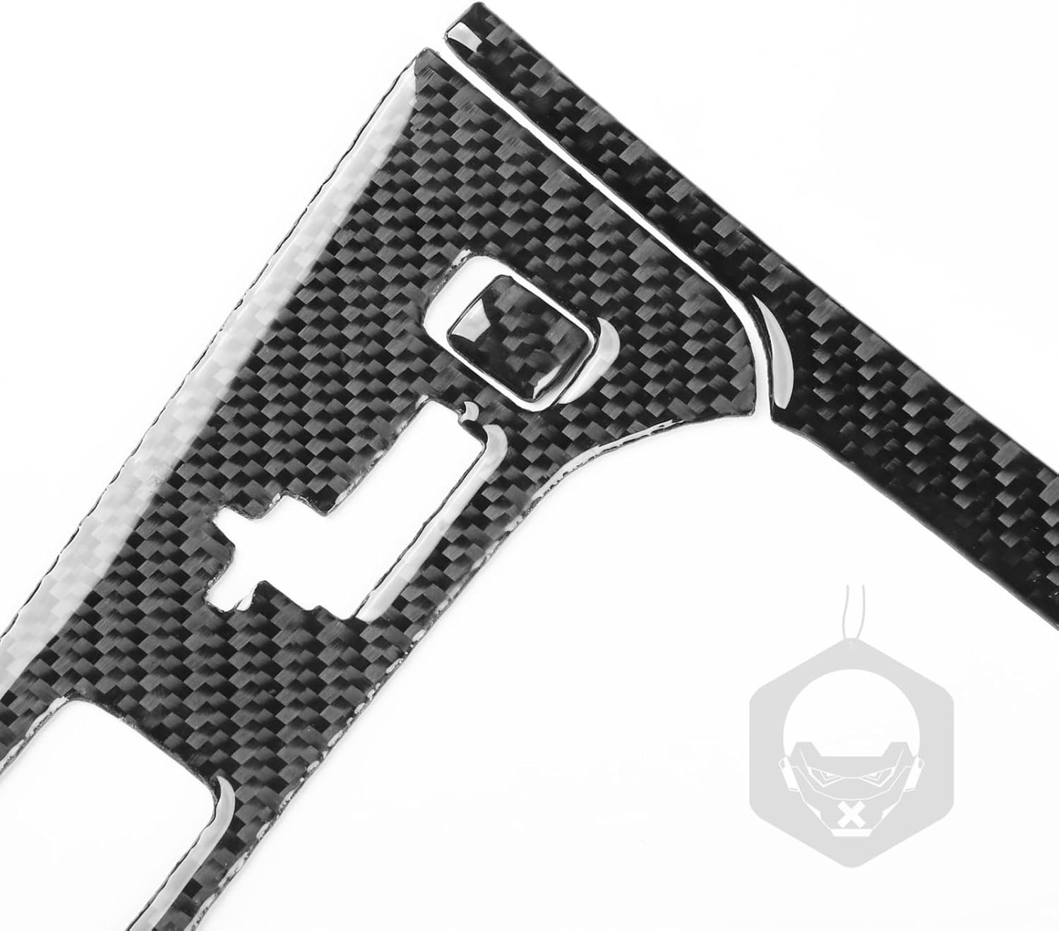 NVCNX Real Premium Carbon Fiber Car Center Console Gear Shift Panel Cover Trim Interior Accessories Compatible with Mazda CX9 CX-9 2016 2017 2018 2019 2020 2021 2022 2023 Black