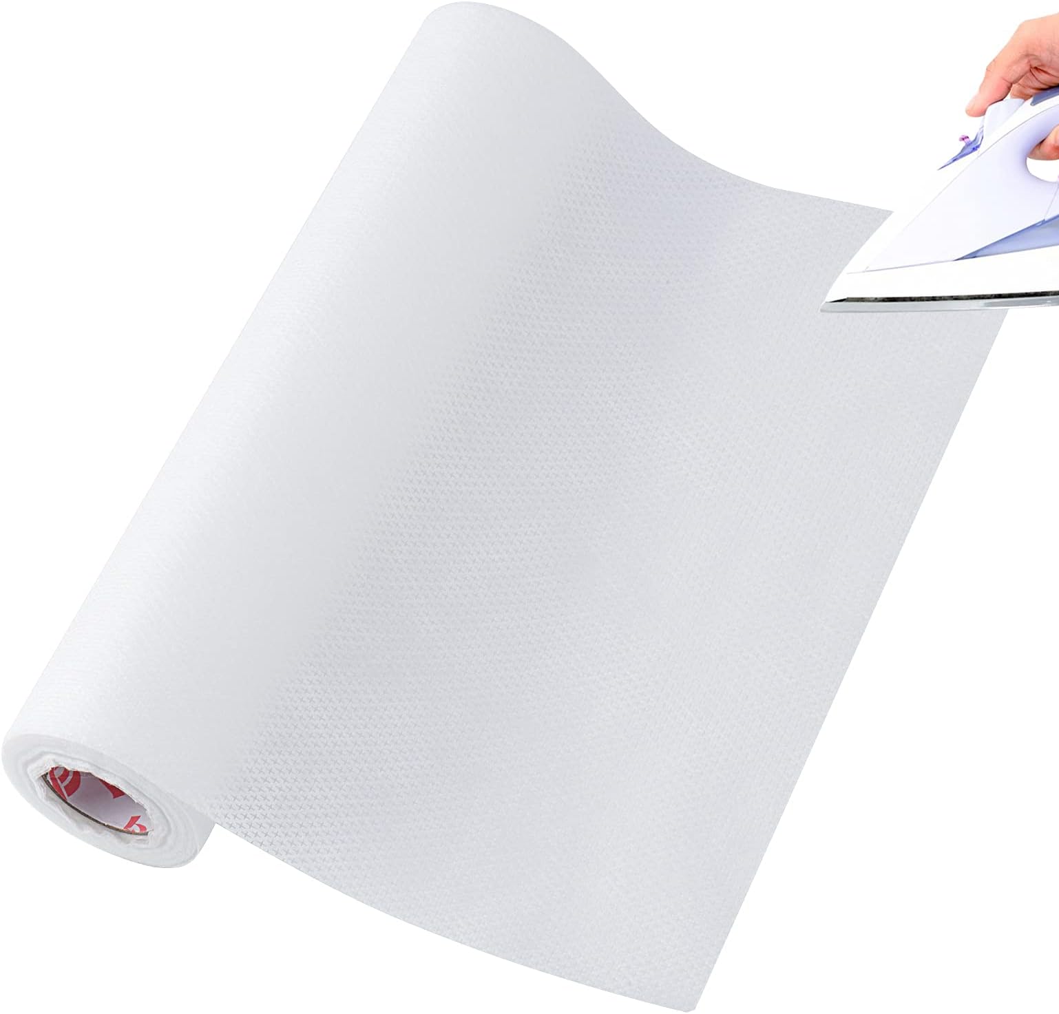 Simthread Iron on Fusible No Show Mesh Cut Away Stabilizer Backing for Embroidery and Sewing - Weight 1.9 Ounces 12" x 10 Yards/Roll