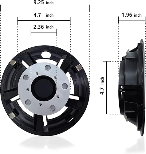 Miniatura 7 de Fundas para ruedas de carrito de golf, tapas de cubo para EZGO, Club Car, Yamaha Most Golf Cart - 8 pulgadas, juego de 4, tapa de cubo de carrito de