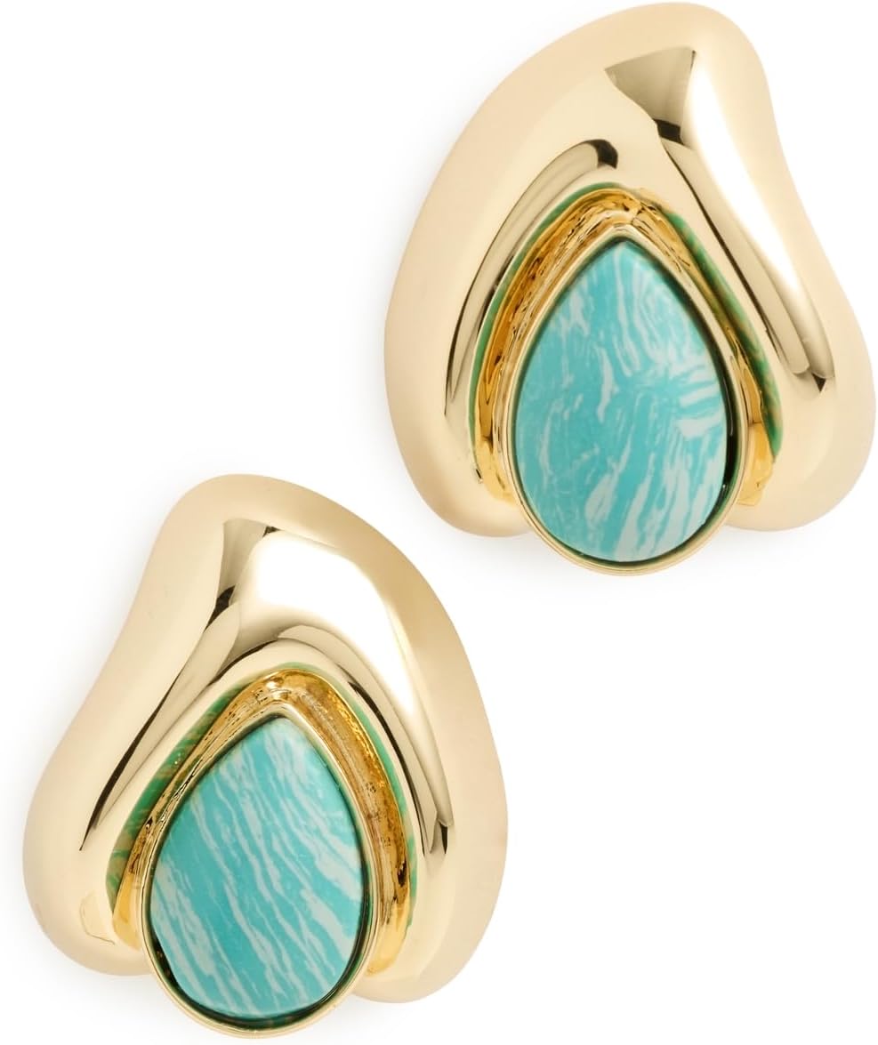 Lele Sadoughi Women's Laurel Button Earrings