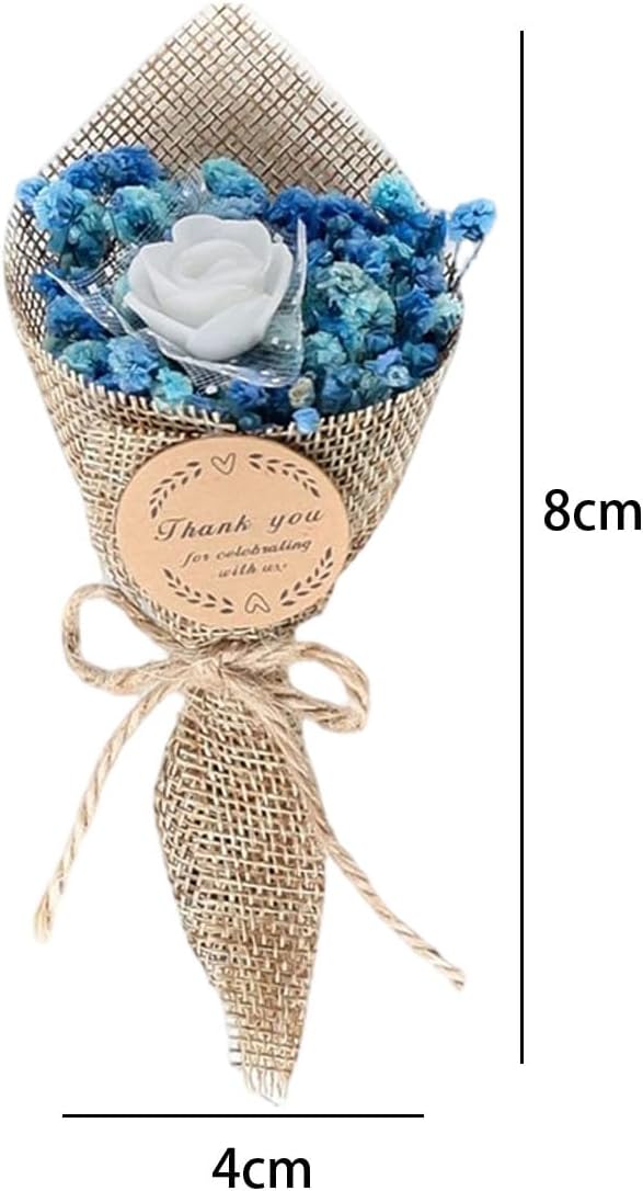 10 Pieces Natural Preserved Flower Bunches Decorative Collection Great for Table Centerpieces Party Decoration