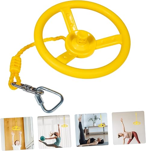 Miniatura 4 de WHAMVOX Rueda giratoria de ninja, obstáculo, rueda giratoria para niños, patio de recreo, barras de mono para patio trasero, accesorios de fitness