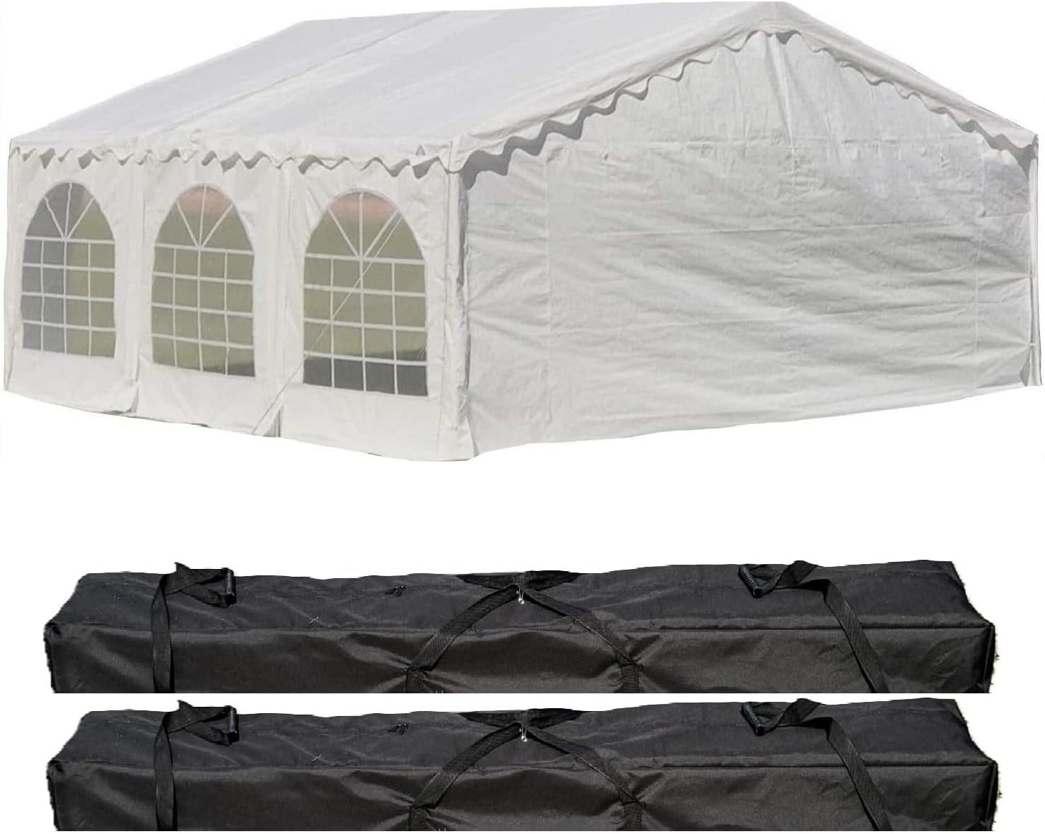 DELTA 20x16 PE Party Tent and two storage bags