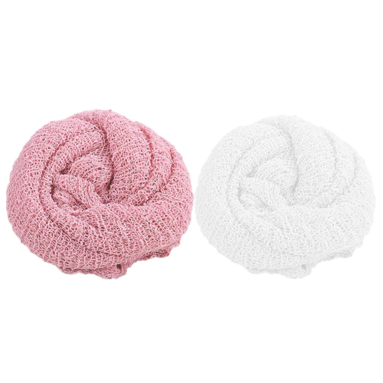 ibasenice 2 Set Coperta Avvolgente Fasciatura Del Bambino Oggetti Di Scena Per Neonati Neonato Sciarpa Neonata Panni Da Bagno Per Bambini Panni Da Bagno Per Neonati 2 Pezzi * 2