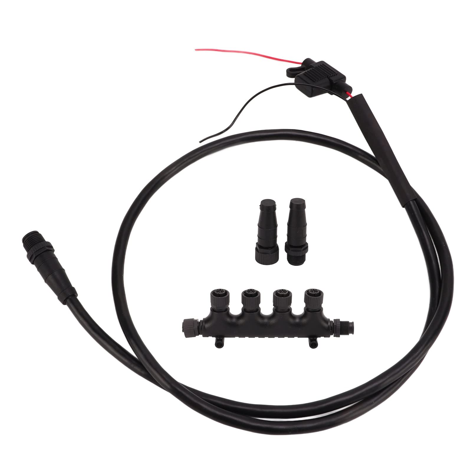 Câble Dorsal, pour Câble Dorsal Mâle NMEA 2000 Câble de Dérivation Marin étanche IP67 à 5 Broches pour Réseaux Lowrance
