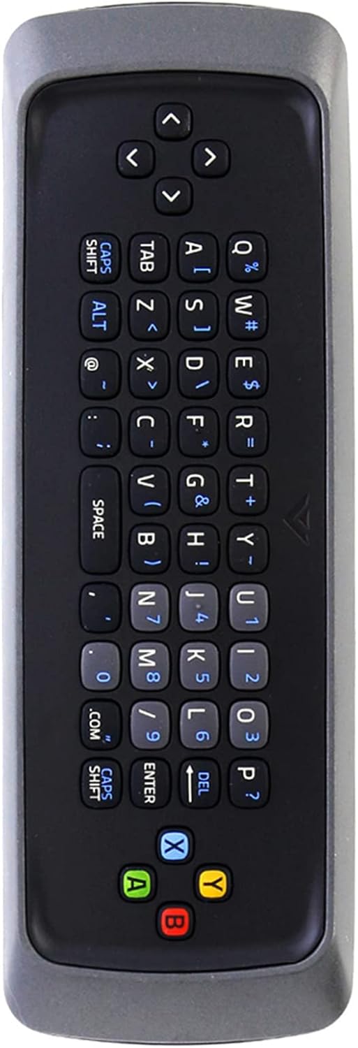 XRT302 QWERTY Keyboard Remote For Vizio Smart TVs - Black, With Pointer