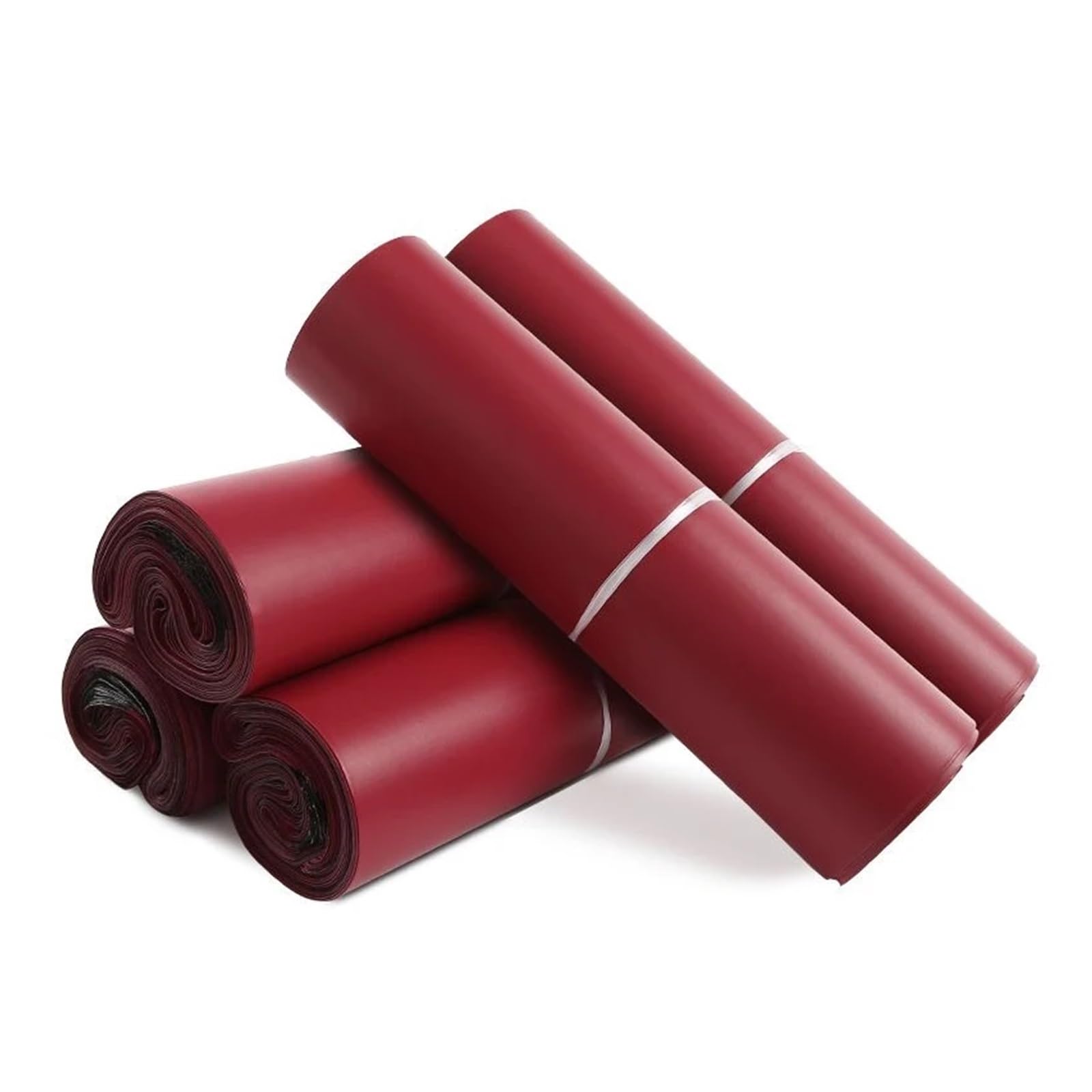 Buste Postali Buste postali for corriere Marroni e Rosse, imballaggio in polietilene, Busta autoadesiva in plastica, Busta for corriere Espresso, Busta Postale for spedizione(32x43CM 50Pcs)