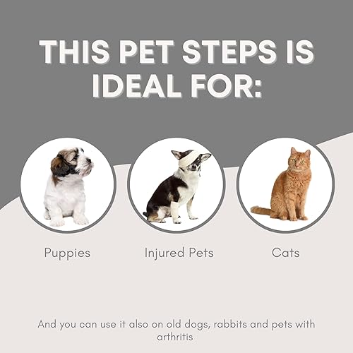 Miniatura 4 de Rampa para perros para sofá, rampas para mascotas para perros pequeños, escalones para perros pequeños, rampa para perros, rampa de espuma para