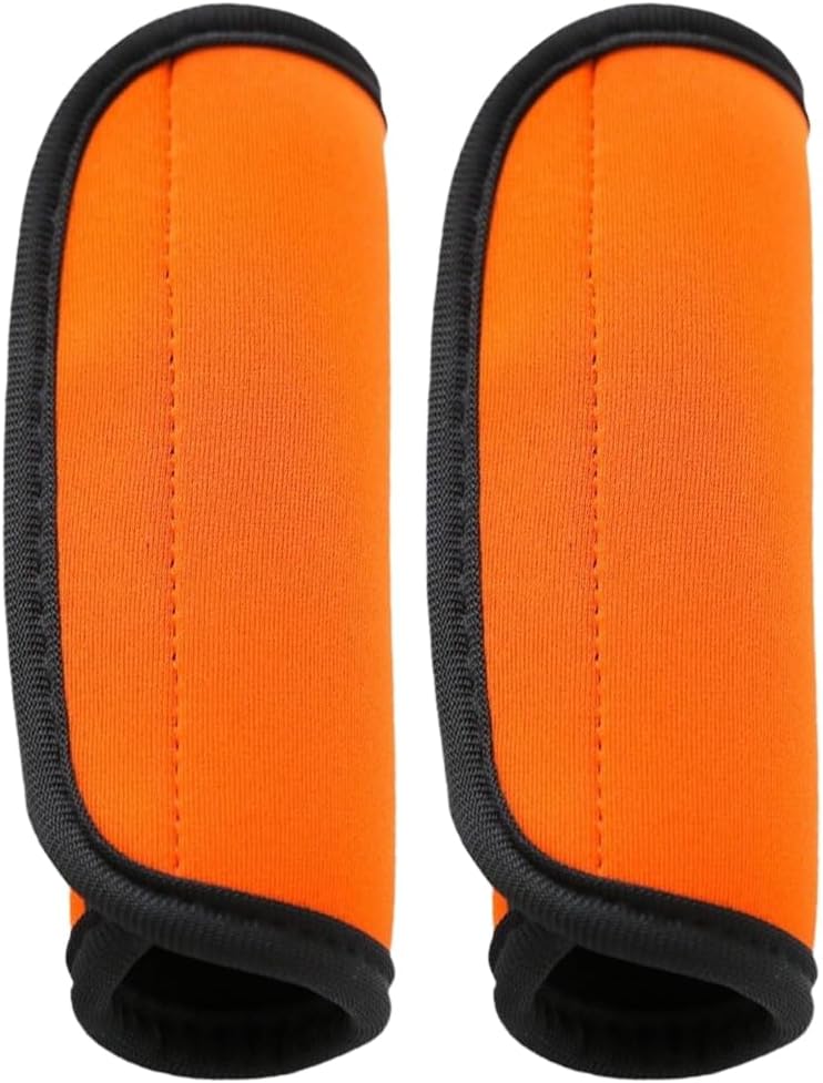 Confezione da 2 manicotti morbidi per maniglie dei bagagli, comode impugnature per valigie, protezioni in neoprene per borse da viaggio