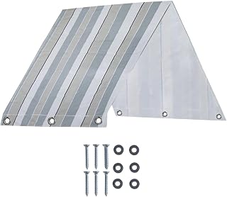 Generic Swing Set Replacement Tarp Backyard Playset Canopy Waterproof 600D Oxford Cloth Easy Installation Kids Wooden Swingset Protection Cover, Stripe