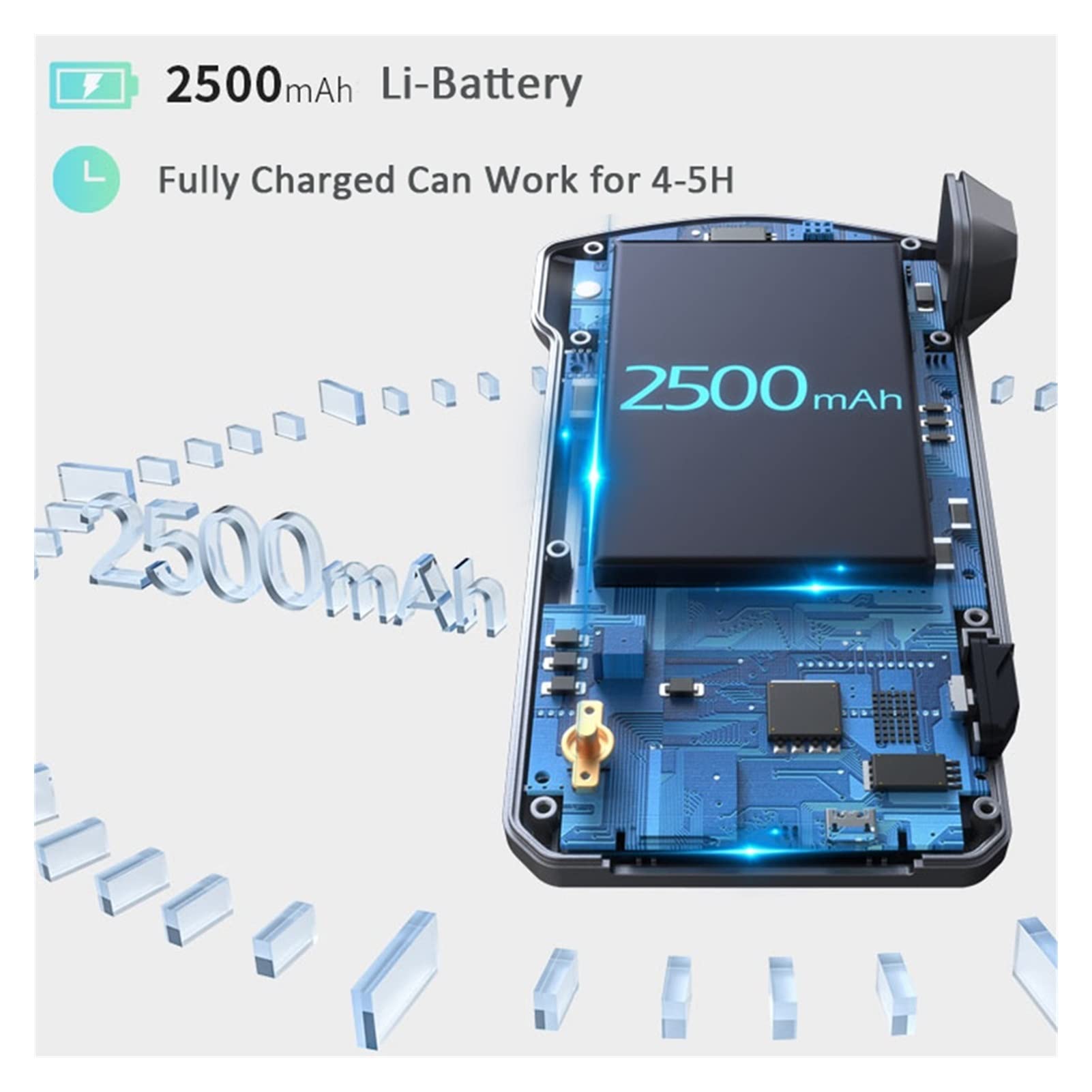 Endoskop, 7,6 mm 1. 0mp 4.5" Screen Cyfrowy Endoskop Snake Inspection Camera 3 2 GB. Boroskop z baterią 18650 Diody LED(3M)