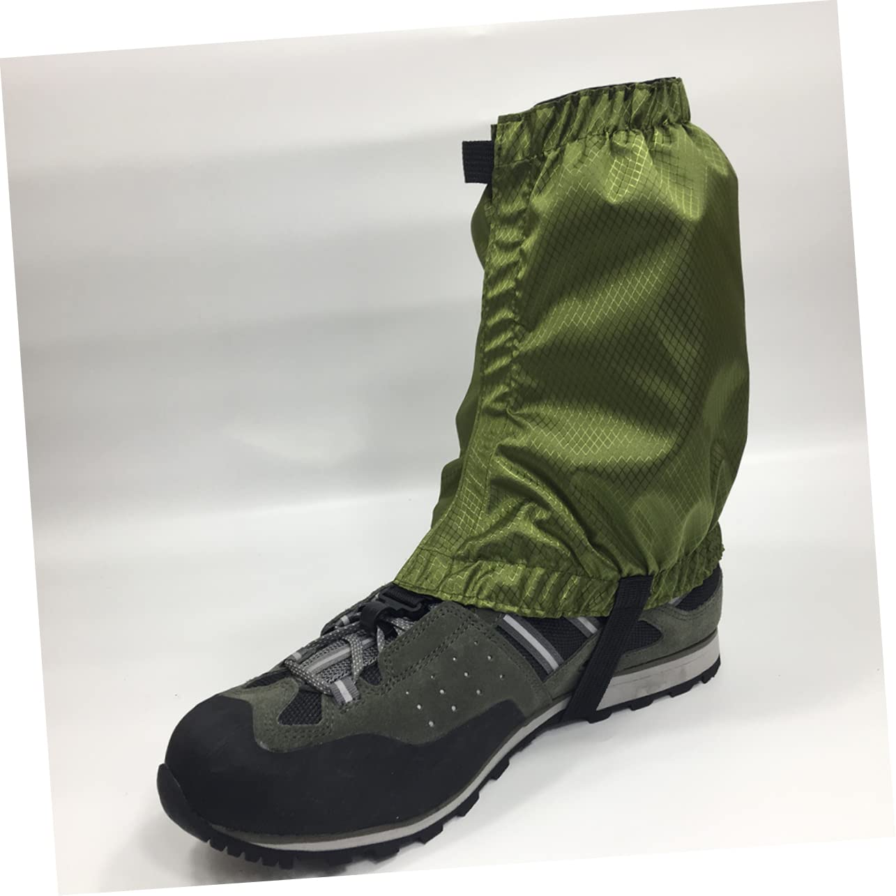 Sosoport Polaina para Caminar en el Tobillo Senderismo Polainas antidesgarro para Botas Berg Botas de Nieve Polainas Aire Polaina Impermeable para Caminar Rojo