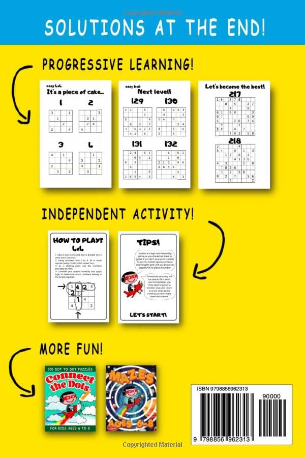 Vista 2 de Sudoku Puzzles for Kids For Kids & Toddlers Ages 6-12