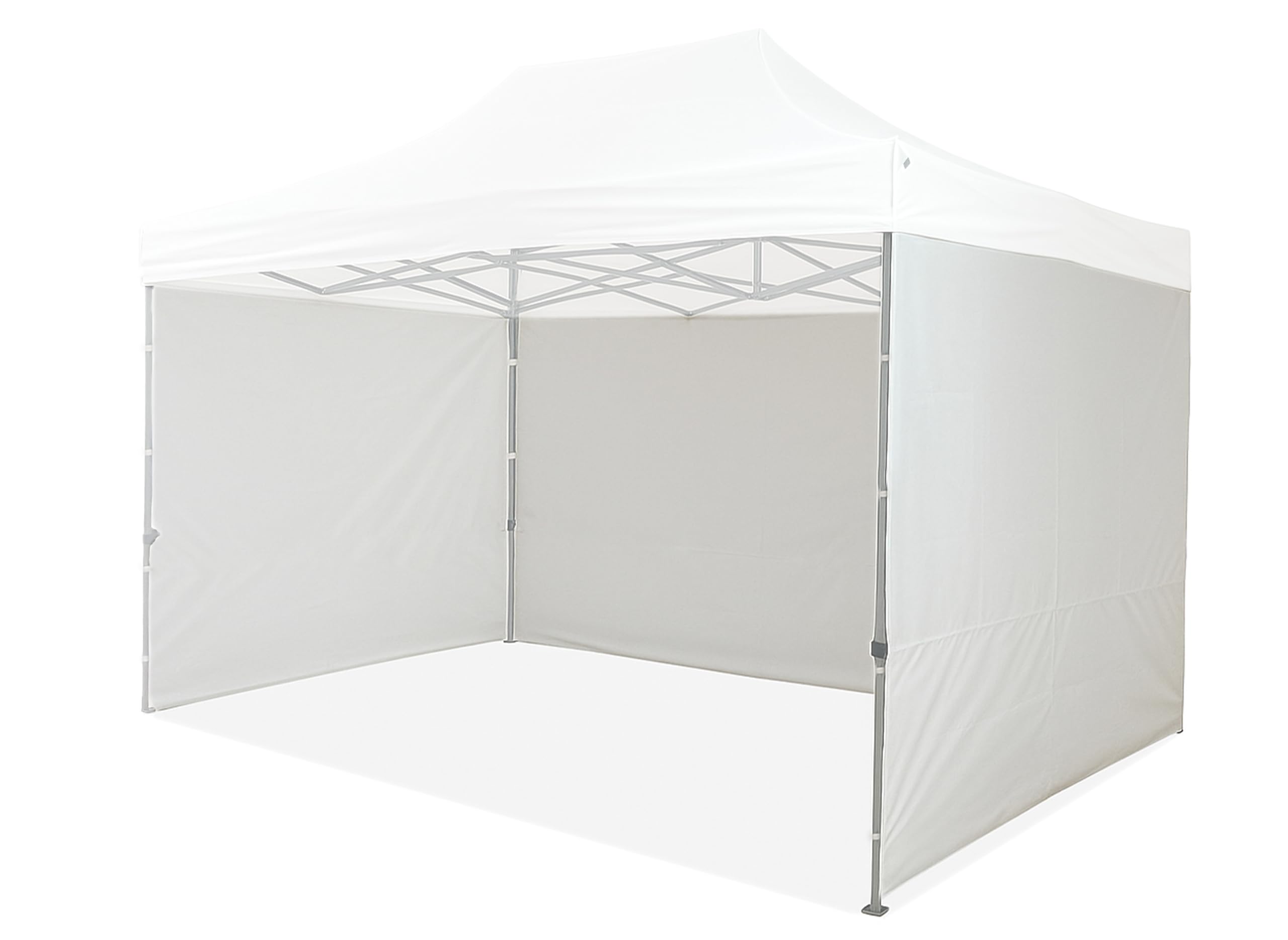 Kit 3 Pareti Laterali per Gazebo Richiudibile 3x4,5 mt - Impermeabili in Tessuto Oxford 420D – Telo Gazebo 3x4,5 Antivento, Tende per Gazebo Laterali con Velcro, Paravento da Esterno