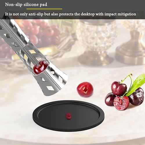 Miniatura 5 de Herramienta de deshuesador de cerezas, herramienta de extracción de semillas de cereza, acero inoxidable 304, herramienta de extracción de núcleo de