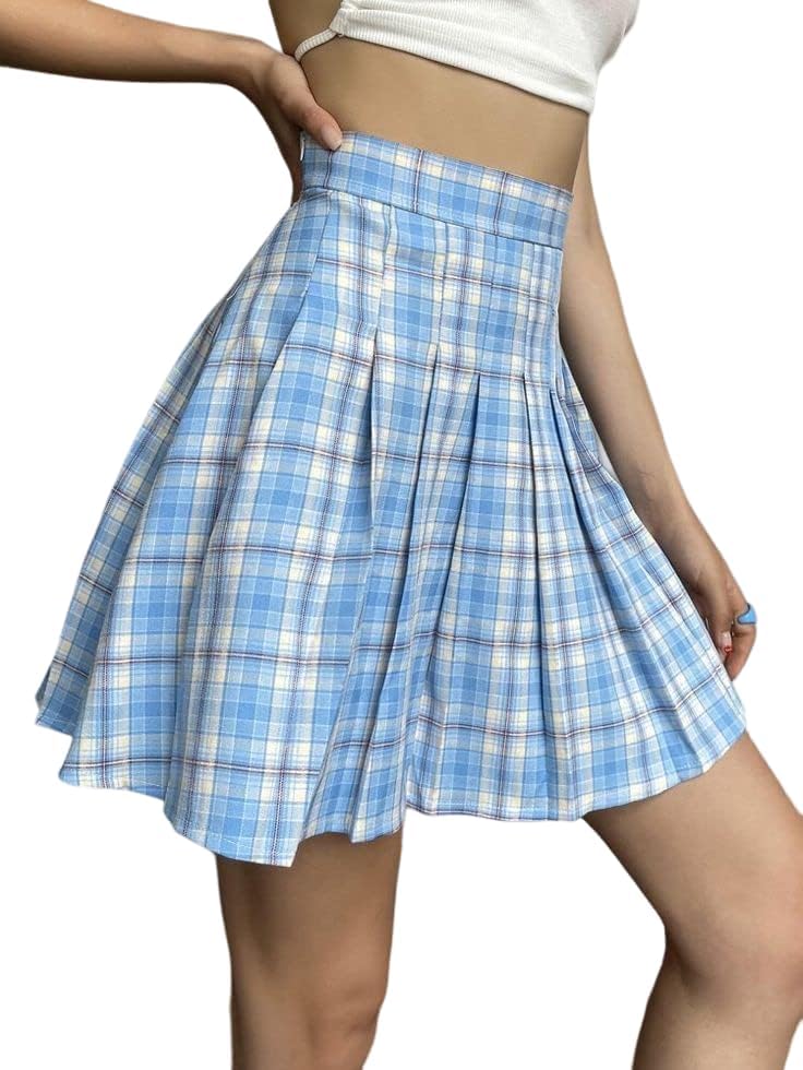 CARACOLA Girl Hig Waist Pleated Skir Short Skater Tennis Skirt Mini Skirt | Women Pleated Skirt for Girls Women Stylish Long Skirt for Women Stylish | Skirts for Women Above Knee Skirt
