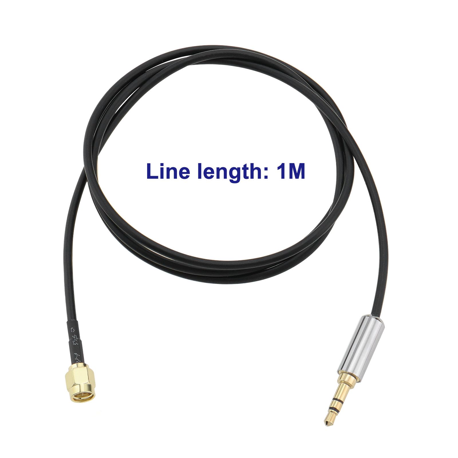eMagTech SMA Male to 3.5mm 1/8" TRS Stereo Plug Extension Cable Length 1m for Connecting a Shortwave Radio or Radio Receiver to an Antenna Coaxial Coaxial Cable - Image 4