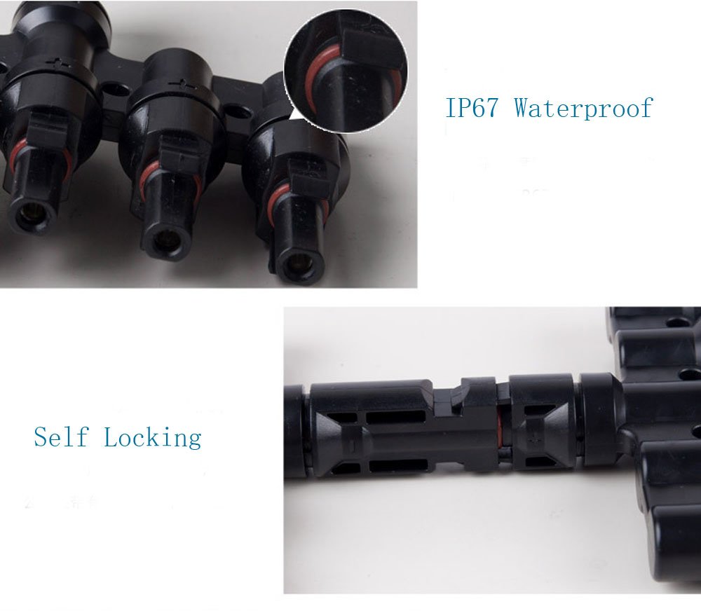 Connettori Pannelli Solari 1 A 5 - Set Maschio/Femmina IP67 Per Impianti Fotovoltaici - Foto 10