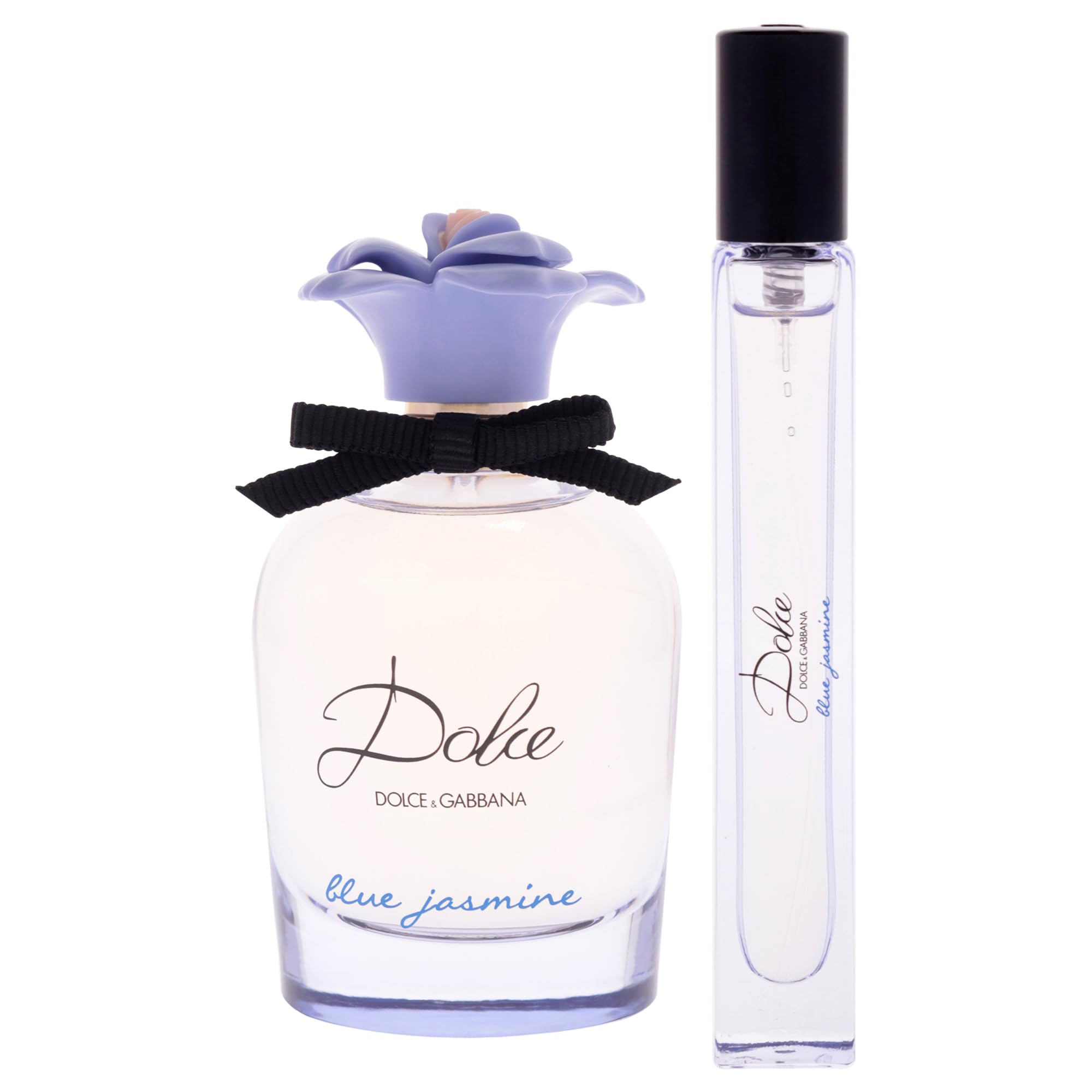 Dolce & Gabbana Blue Jasmine Geschenkset für Damen, Eau de Parfum mit Noten von Jasmin, Zedernholz und Feige, 75 ml + 10 ml