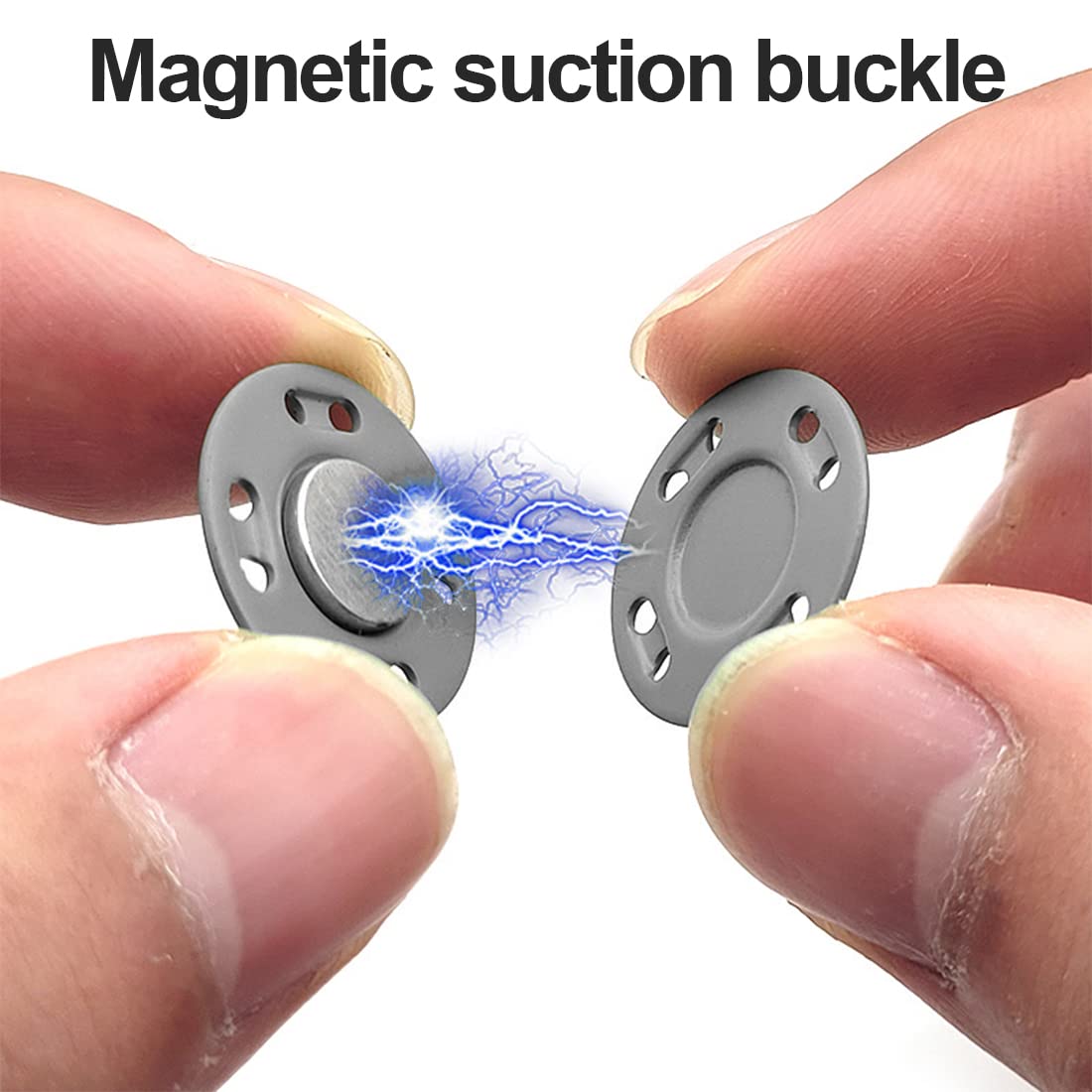 10 Bottoni Magnetici Per Cucito - Chiusure Magnetiche Per Borse E Abbigliamento | Design Floreale - Foto 5