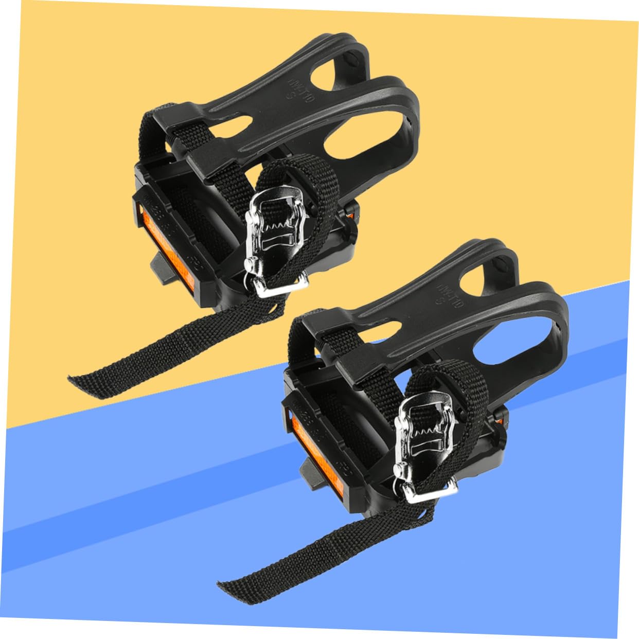 Correas para Pedales de Bicicleta de Nailon y Plástico, 1 Par