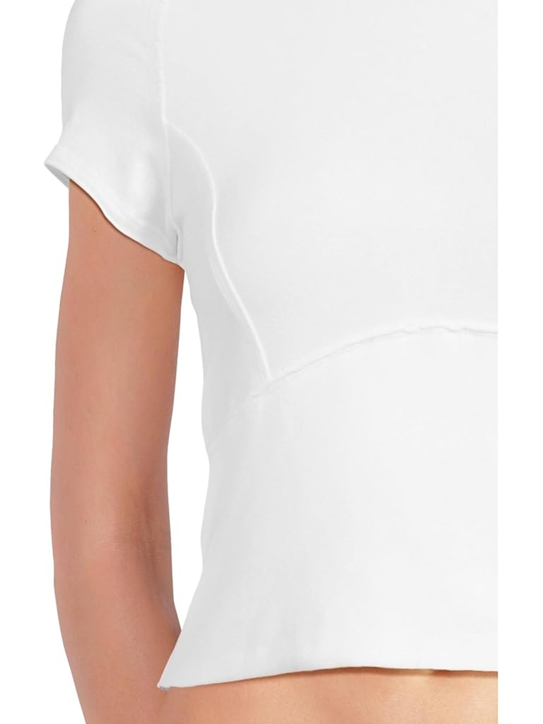 White Free People Protagonist Tee
