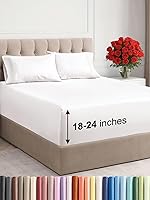 Vista 269 de Extra Deep Pocket Split King Sheets - 5 Piece Breathable & Cooling Bed Sheets - Hotel Luxury Bed Sheet Set - Soft, Wrinkle Free & Comfy - Easily