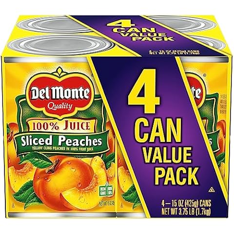 Del Monte Yellow Cling Sliced Peaches in 100% Juice Cover