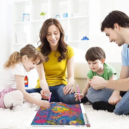 Miniatura 5 de Mowana Kits de arte de diamantes para adultos, pintura de diamante de tigre, kit completo de pintura de diamante 5D para adultos para regalo y