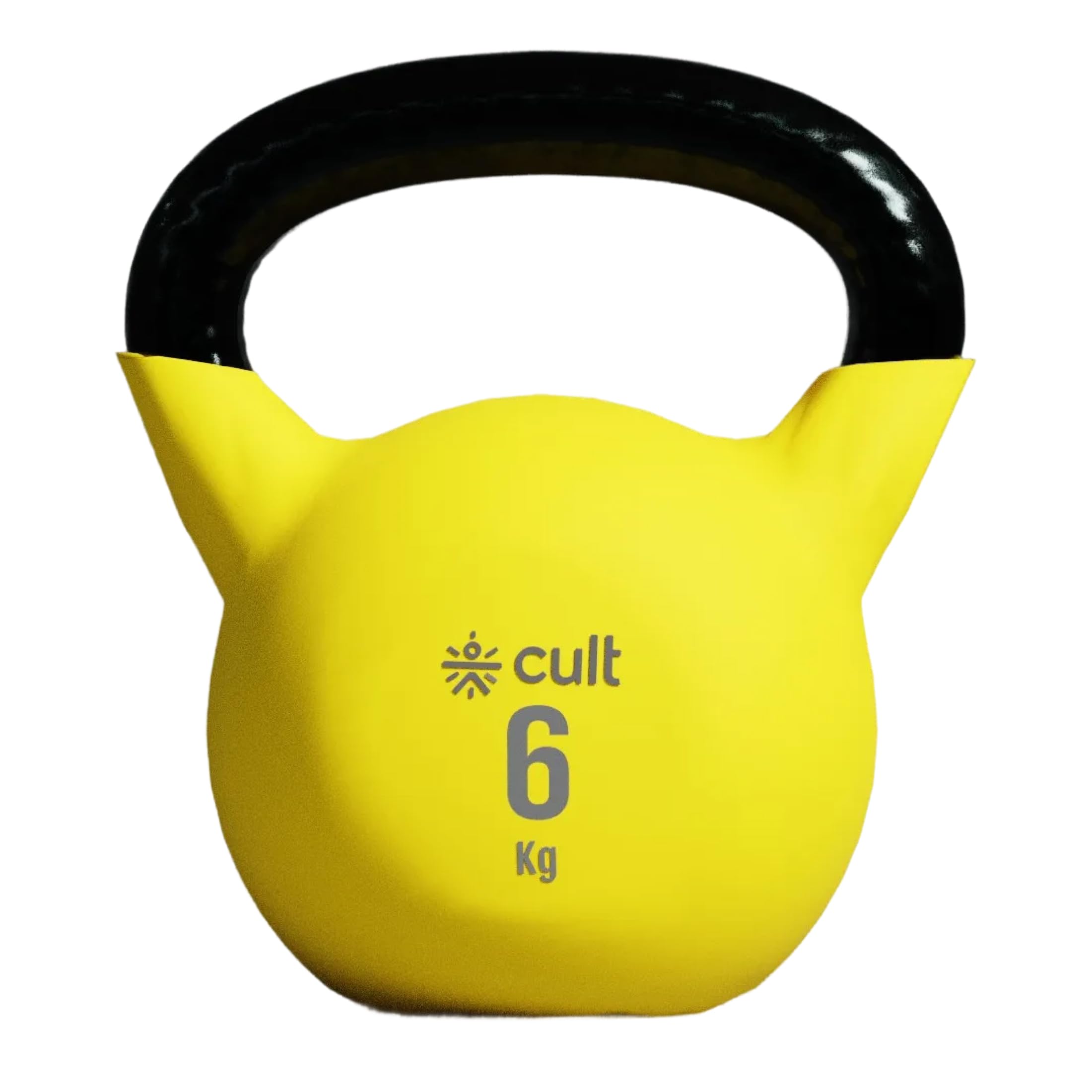 Buy Cult 6kg Neoprene Anti-Slip Grip Colored Kettlebell for Home