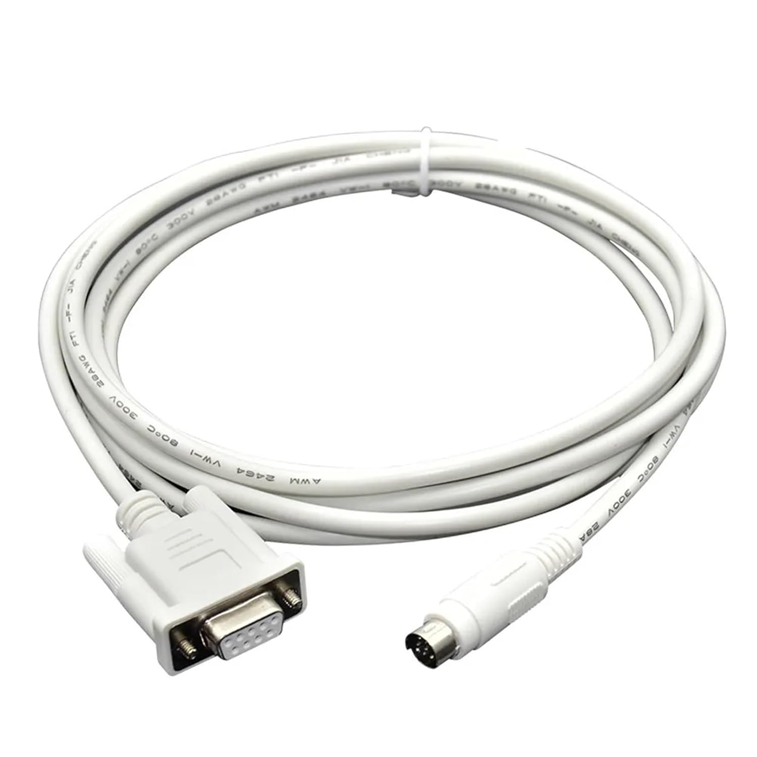 DVPCAB215 Suitable for Programming Cable PC-DVP Download Serial RS232 Interface Data Wire(DVPCAB215(White),2m)