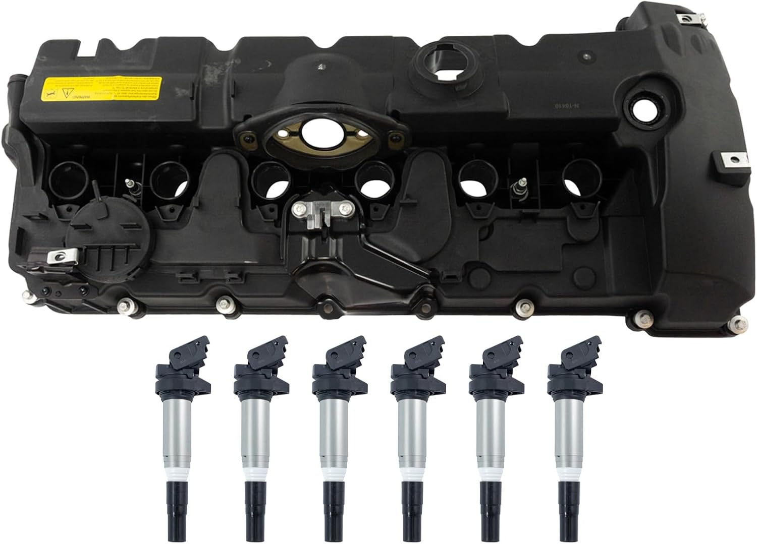 TRQ Ignition Coil Kit 6 Piece Compatible with 2008-13 BMW 128i 07-13 328i 09-13 328i xDrive 07-08 328xi 08-11 528i 09-10 528i xDrive 08 528xi 07 530i 07-12 X3 07-10 X5 07-11 Z4