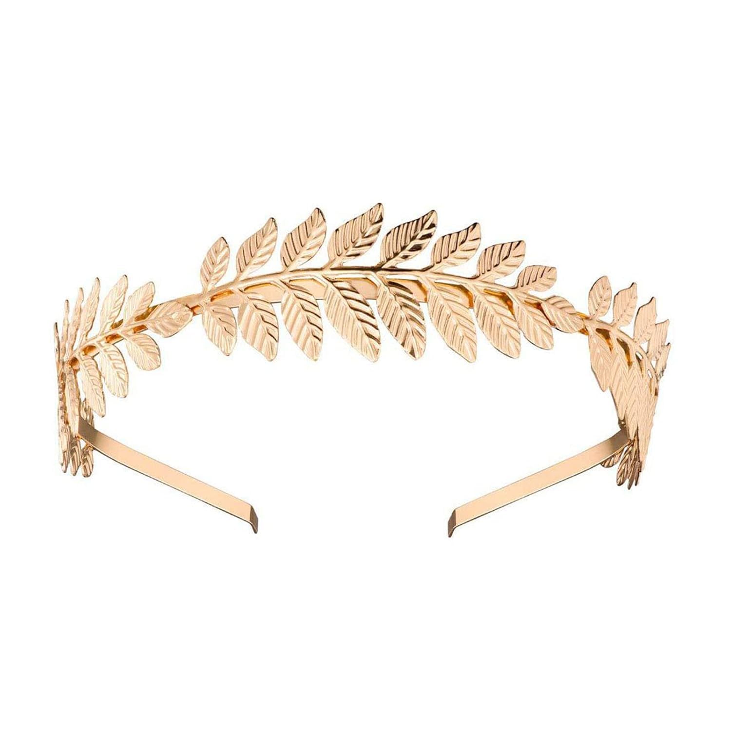 rosojodg 1Pc Gold Bridal Hair Crown Roman Goddess Leaf Branch Dainty Head Dress Headband Headpiece Boho for Women Wedding,Hats and Caps,Hair Accessories, 1, Acrylic, abalone-picture-16