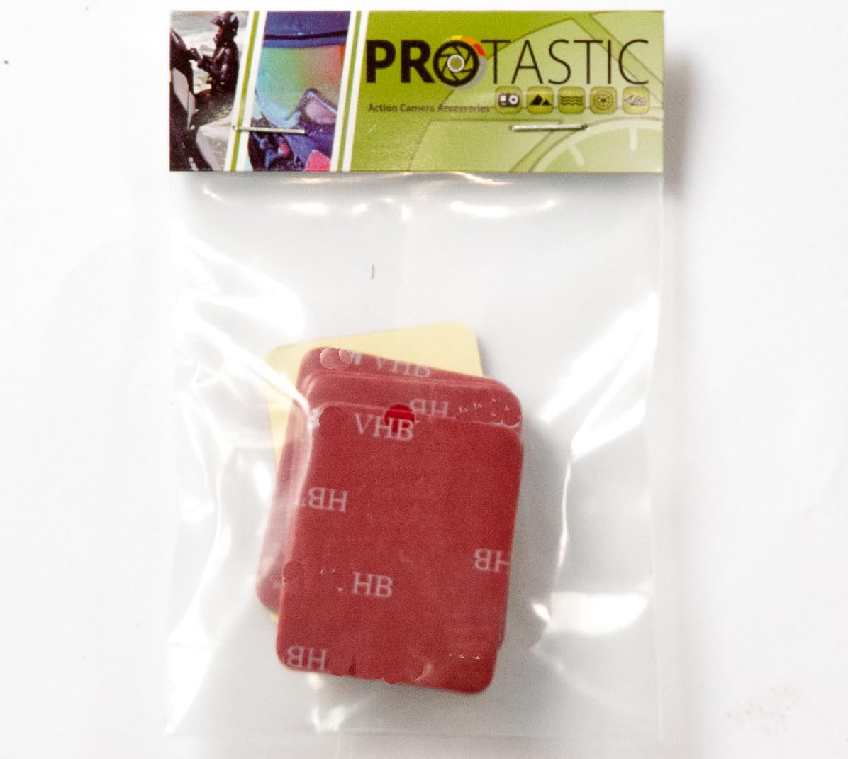 Supports Adhésifs HSU Pour GoPro Hero 12 à 3 - 4 Incurvés + 4 Plats - Fixation VHB 3M Ultra Résistante