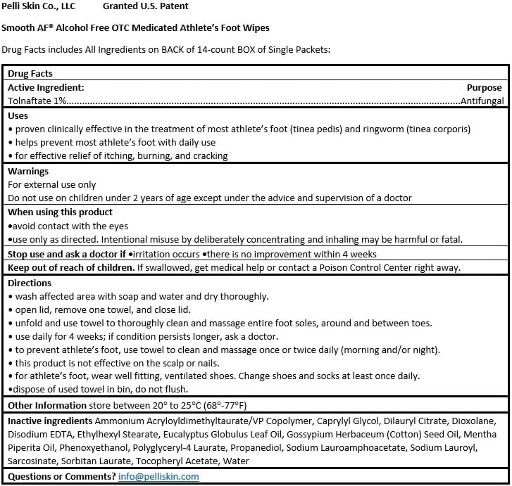 Athlete’s Foot Antifungal (30-Wipes), Tolnaftate 1%, Alcohol-Free, Skin-Repairing Formula with Emollients, Eucalyptus & Menthol, Treats & Prevents Athlete’s Foot, Jock Itch & Ringworm, APMA Approved. - Image 6