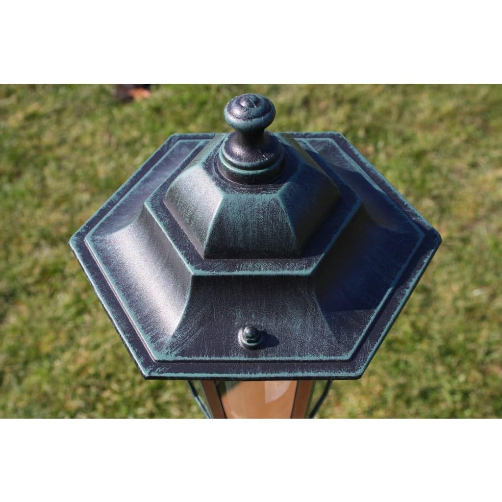 vidaXL Lampione da Giardino Vialetto Illuminazione Lume Luce Lanterna Esterni