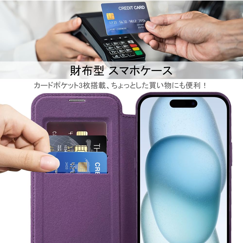 Amazon.co.jp: 【REHOOF】iPhone 14 pro ケース 手帳型 magsafe対応 