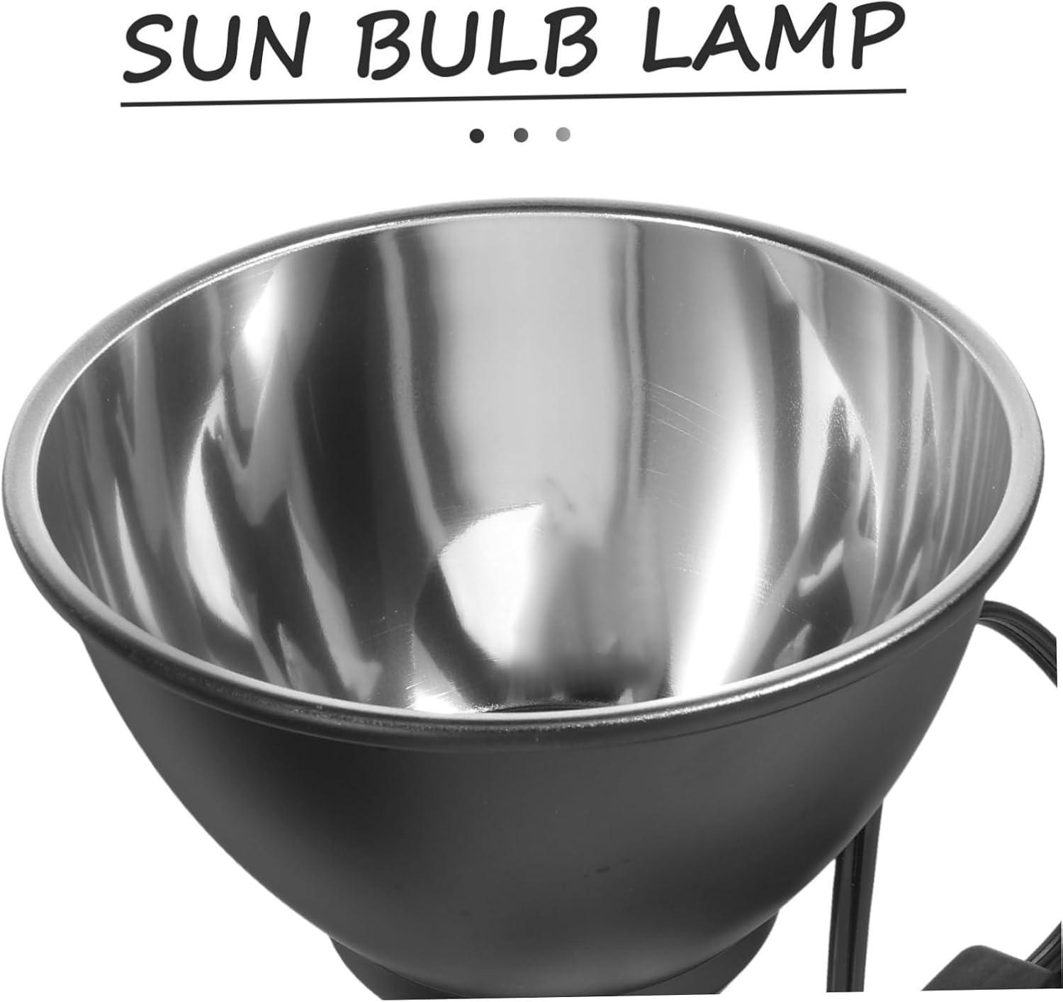 Mipcase Reptile Heat Lamp Fixture with Efficient Bulb for Optimal Basking Conditions Easy Installation for Various Reptile Habitats for Bearded Dragons