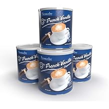 Victorian Inn Instant Cappuccino - French Vanilla Flavor - Creamy & Delightful Coffee Mix - Great Hot, Cold, or Blended - Great with Coffee Creamer - 4 2 lb Canister