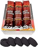 RMAN® 80 Stück Shisha Kohle Wasserpfeife Hookah Holzkohletabletten Kohle Holzkohle 40 mm 8 Rollen