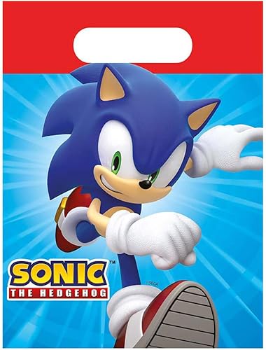 4Pk Sonic Paper Party Bags